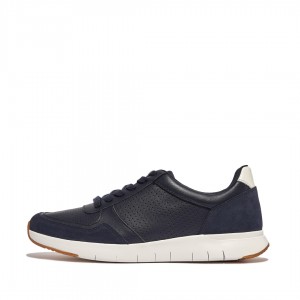 Fitflop Anatomiflex Mix Men's Sneakers Navy | IE-BGMV-85741