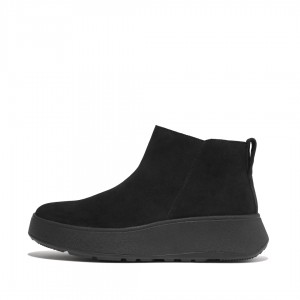 Fitflop F-Mode Women's Ankle Boots Black | IE-HSRW-19026