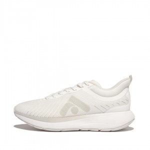 Fitflop Ff-Runner Poly Pu Tpu Women's Sneakers White | IE-SEDB-78965