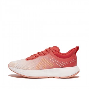 Fitflop Ff-Runner Poly Pu Tpu Women's Sneakers Red | IE-FNJH-95684