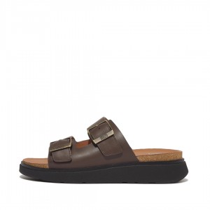 Fitflop Gen-Ff Men's Slides Brown | IE-KCUR-61735