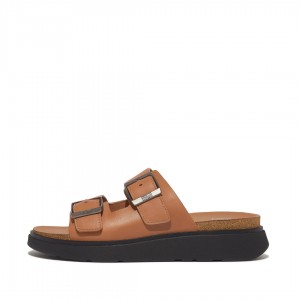 Fitflop Gen-Ff Men's Slides Light Brown | IE-JDKM-41896