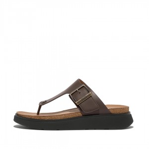 Fitflop Gen-Ff Toe Men's Thongs Brown | IE-BHTA-05973