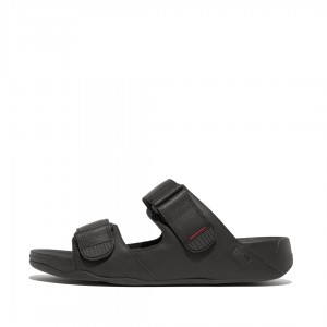 Fitflop Gogh Moc Men's Slides Black | IE-ZLAP-97150