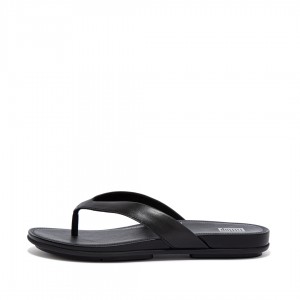 Fitflop Gracie Women's Flip Flops Black | IE-WXRQ-94027