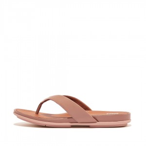 Fitflop Gracie Women's Flip Flops Pink | IE-HXRP-28359