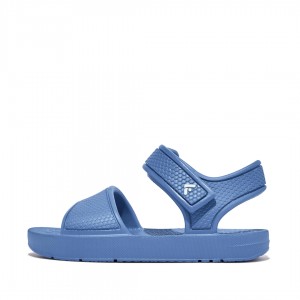 Fitflop Iqushion Eva Kids'' Back-Strap Sandals Blue | IE-VXKP-04358