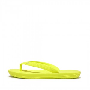 Fitflop Iqushion Rubber Kids'' Flip Flops Yellow | IE-RXMJ-57923