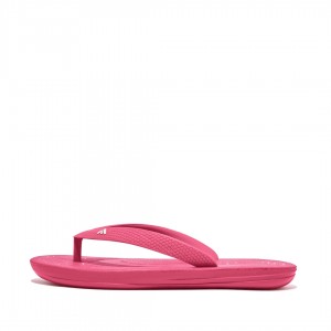 Fitflop Iqushion Rubber Kids'' Flip Flops Red | IE-SBKV-87459