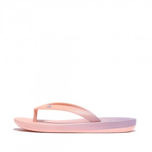 Fitflop Iqushion Rubber Kids'' Flip Flops Pink | IE-FEIK-63057