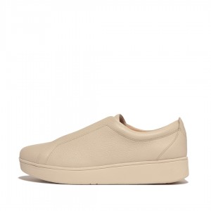 Fitflop Rally Elastic Women's Sneakers Beige | IE-ZDVA-39810