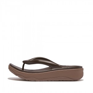 Fitflop Relieff Eva Tpu Thongs Women's Toe-Post Sandals Brown | IE-OVHQ-95213