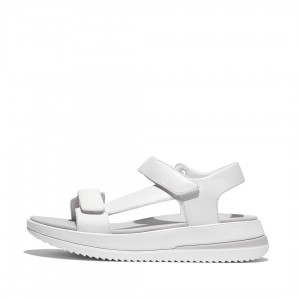 Fitflop Surff Back Strap Women's Sandals White | IE-TWEP-20483