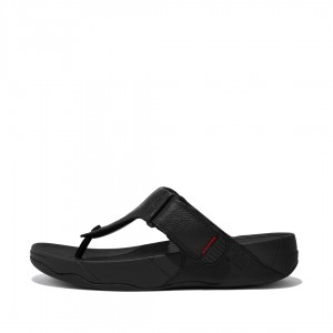 Fitflop Trakk Ii Toe Men's Thongs Black | IE-NBTY-79850