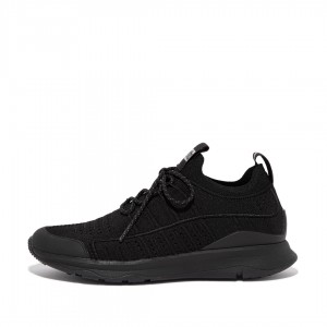 Fitflop Vitamin Ffx Knit Sports Women's Sneakers Black | IE-UGTP-13542