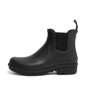 Fitflop Wonderwelly Chelsea Women's Rain Boots Black | IE-DEMG-87132