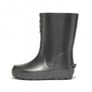 Fitflop Wonderwelly Welly Kids'' Rubber Boots Black | IE-KUFQ-92413