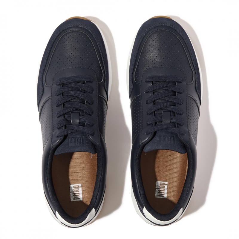 Fitflop Anatomiflex Mix Men's Sneakers Navy | IE-BGMV-85741