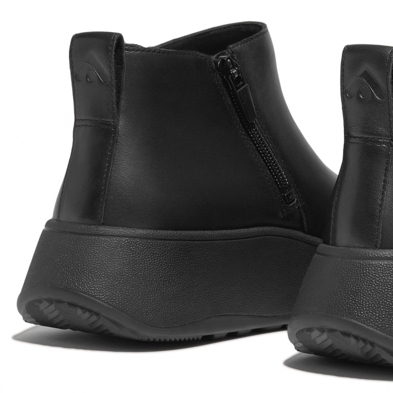 Fitflop F-Mode Women's Ankle Boots Black | IE-JSZP-05347