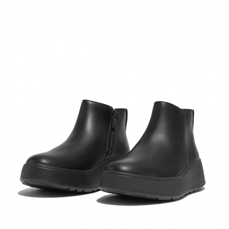 Fitflop F-Mode Women's Ankle Boots Black | IE-JSZP-05347