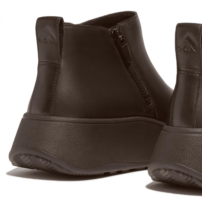 Fitflop F-Mode Women's Ankle Boots Brown | IE-RBQG-78960