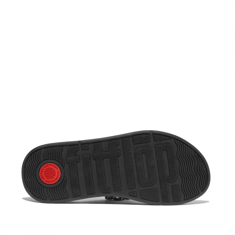 Fitflop F-Mode Women's Flip Flops Black | IE-BUKS-76081