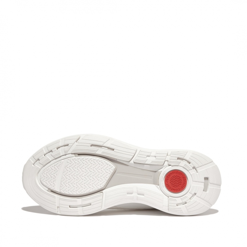 Fitflop Ff-Runner Poly Pu Tpu Women's Sneakers White | IE-SEDB-78965