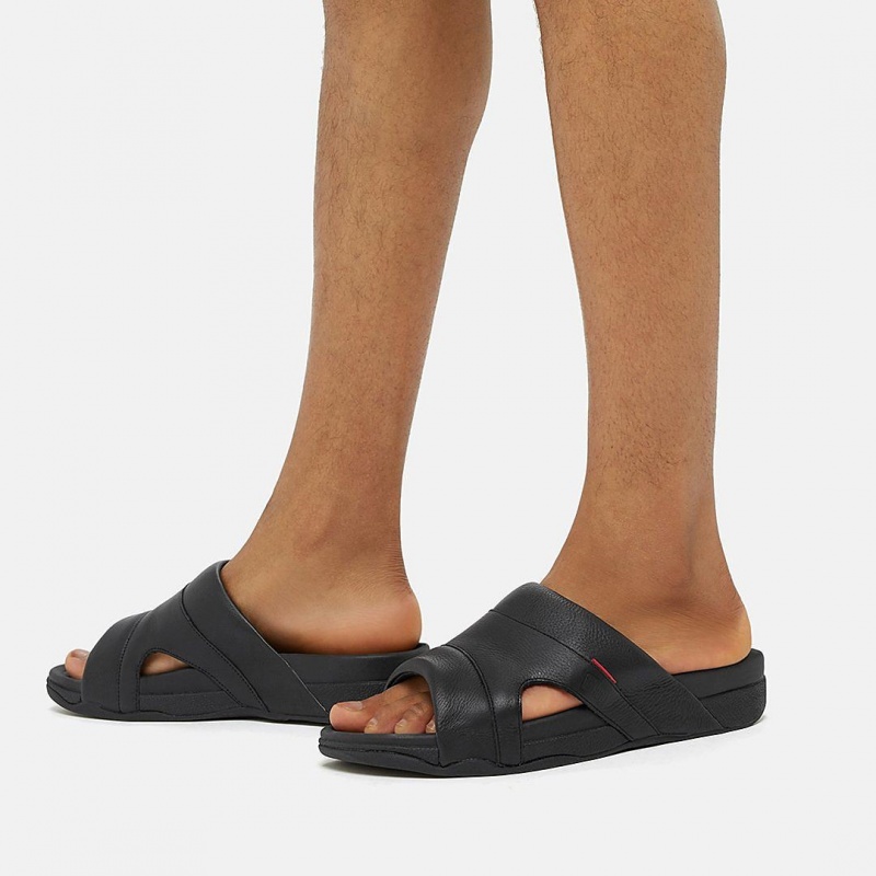 Fitflop Freeway Iii Men's Slides Black | IE-MSFC-67243