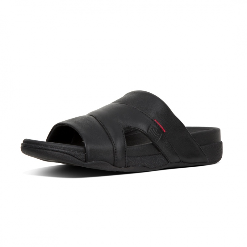 Fitflop Freeway Iii Men's Slides Black | IE-MSFC-67243