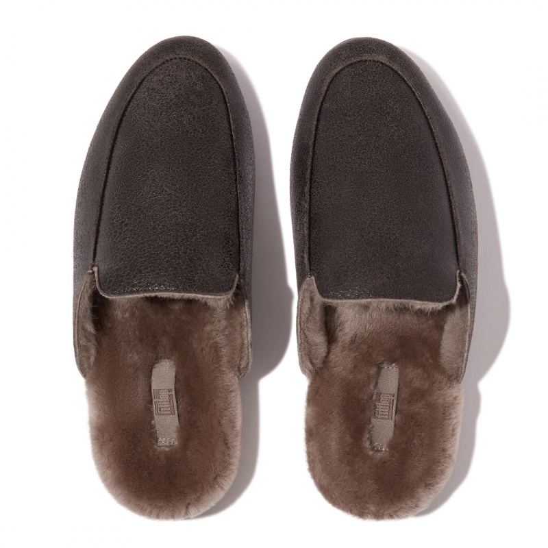 Fitflop Gen-Ff Felt Polyester Women's Mules Grey | IE-JXBN-51748