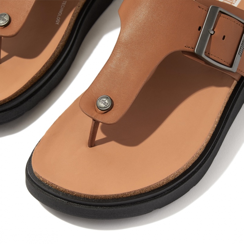 Fitflop Gen-Ff Toe Men's Thongs Brown | IE-MQXB-89014