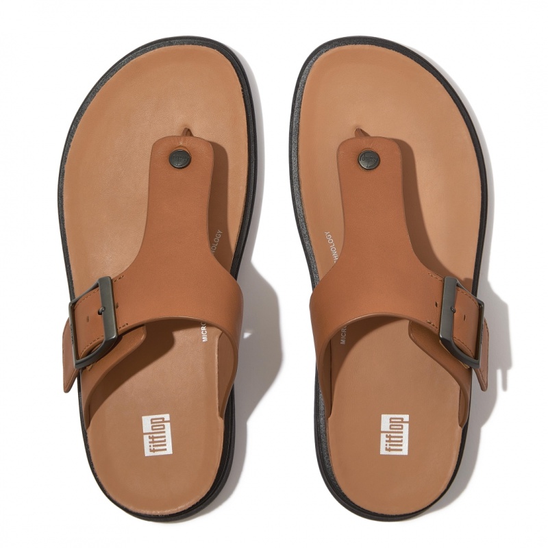 Fitflop Gen-Ff Toe Men's Thongs Brown | IE-MQXB-89014