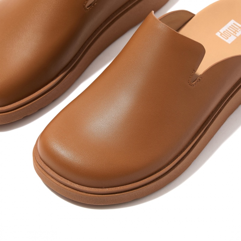 Fitflop Gen Ff Women's Mules Light Brown | IE-YNAM-90432