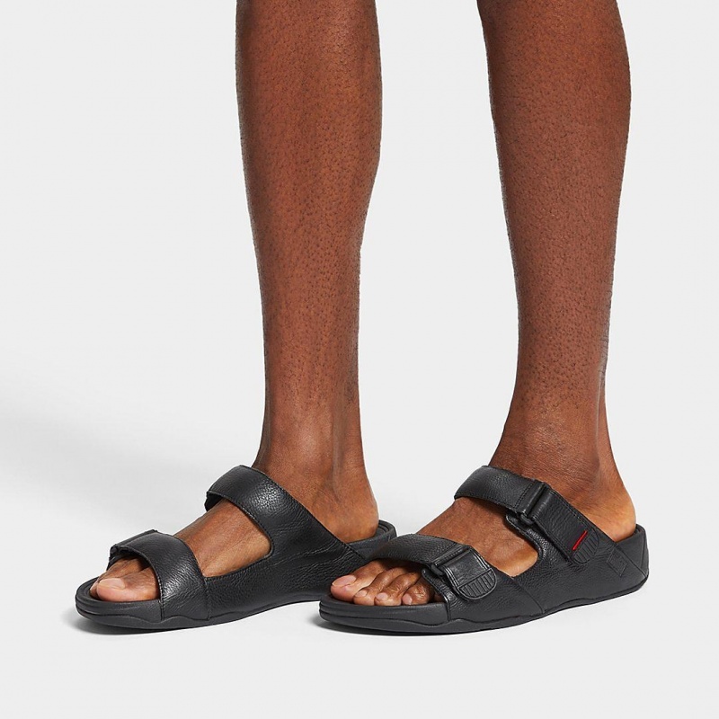 Fitflop Gogh Moc Men's Slides Black | IE-ZLAP-97150