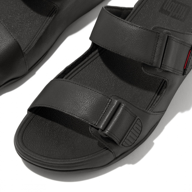 Fitflop Gogh Moc Men's Slides Black | IE-ZLAP-97150