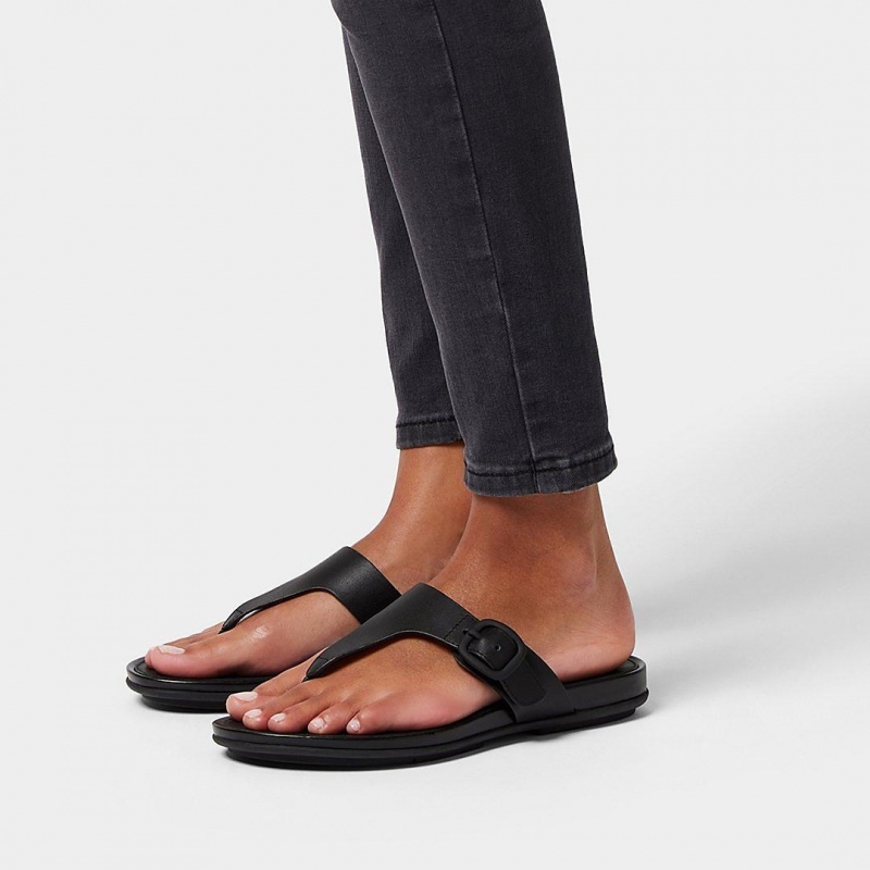 Fitflop Gracie Toe Post Women's Sandals Navy | IE-CYBD-95742