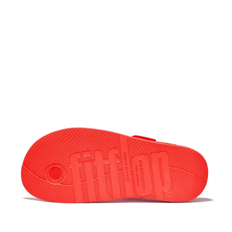 Fitflop Iqushion Adjustable Buckle Flip Flops Women's Flip Flops Orange | IE-RZGE-41598