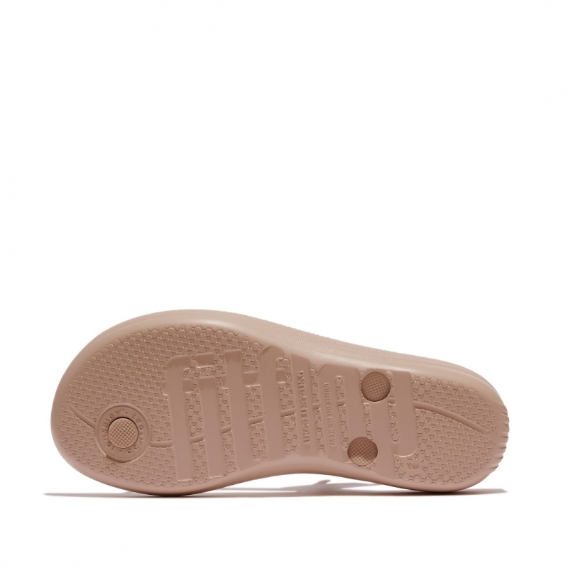 Fitflop Iqushion Ergonomc Women's Flip Flops Pink | IE-NOCG-85712