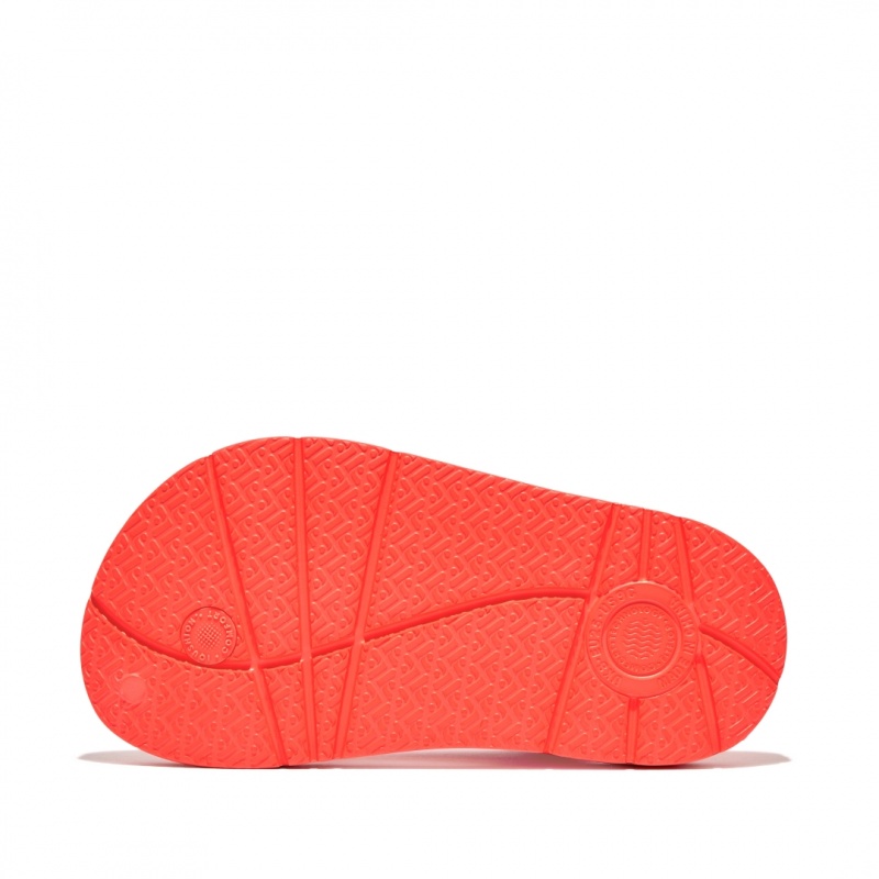 Fitflop Iqushion Eva Back Straps Kids'' Flip Flops Red | IE-QPIB-73589