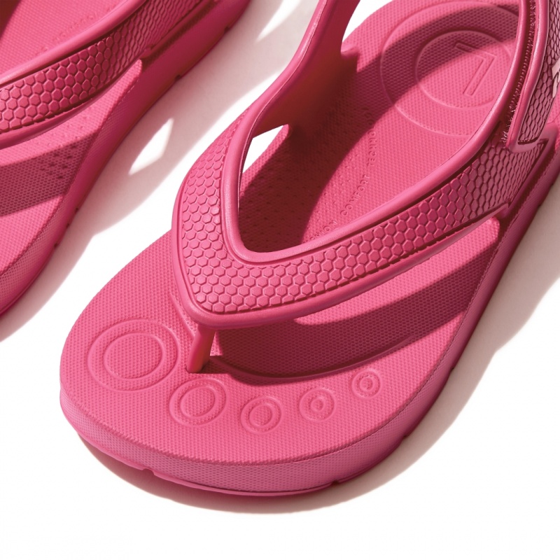 Fitflop Iqushion Eva Back Straps Kids'' Flip Flops Red | IE-ELCZ-72536