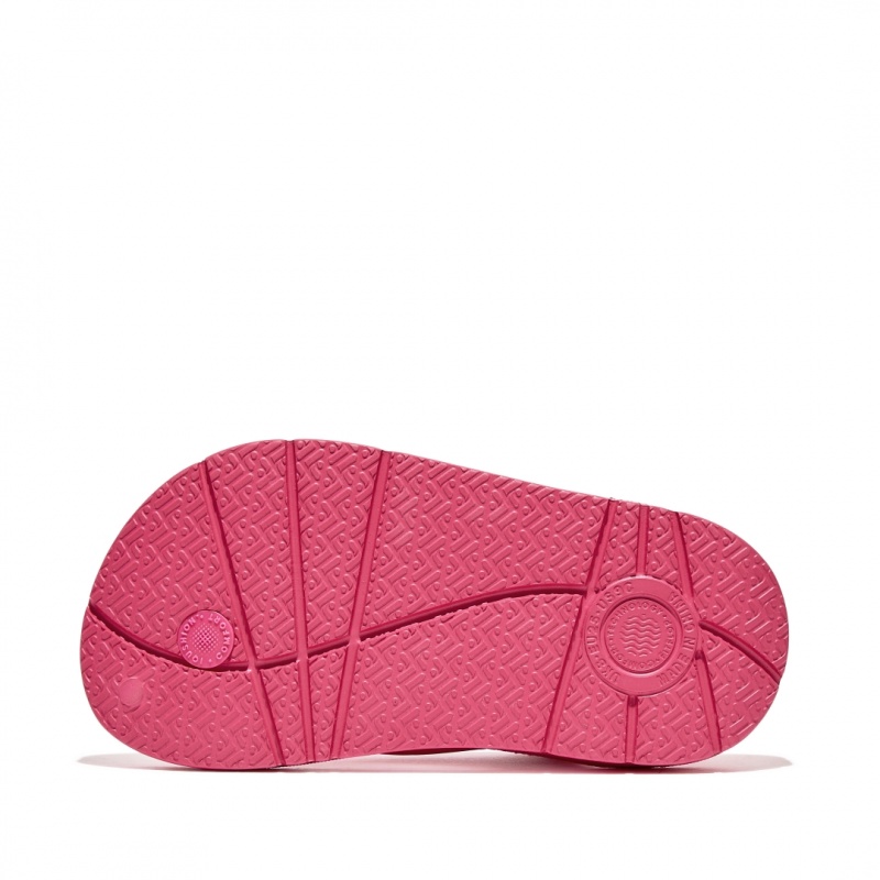 Fitflop Iqushion Eva Back Straps Kids'' Flip Flops Red | IE-ELCZ-72536