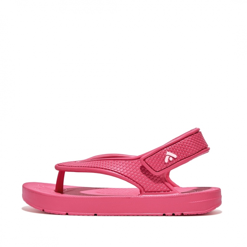 Fitflop Iqushion Eva Back Straps Kids\'\' Flip Flops Red | IE-ELCZ-72536