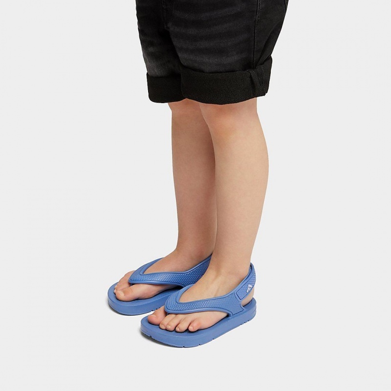 Fitflop Iqushion Eva Back Straps Kids'' Flip Flops Blue | IE-MVGU-40261