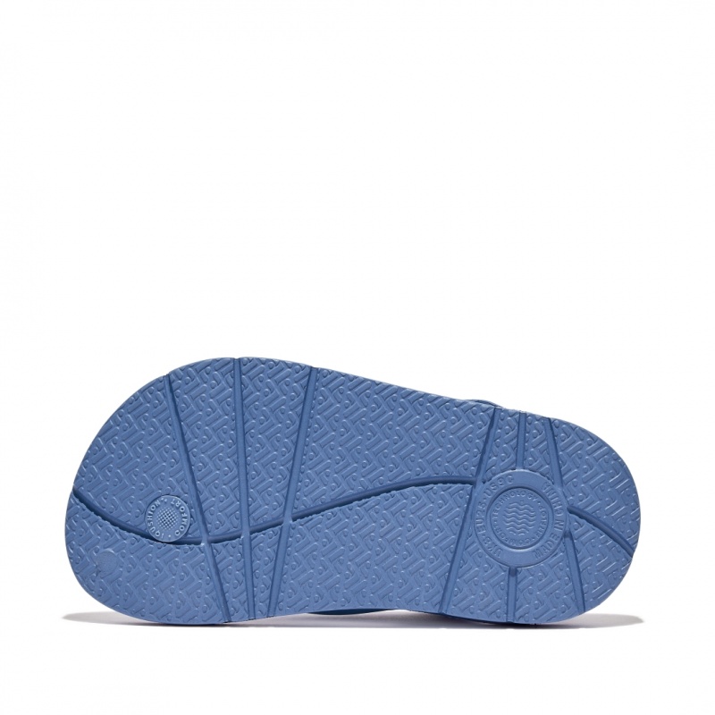 Fitflop Iqushion Eva Back Straps Kids'' Flip Flops Blue | IE-MVGU-40261