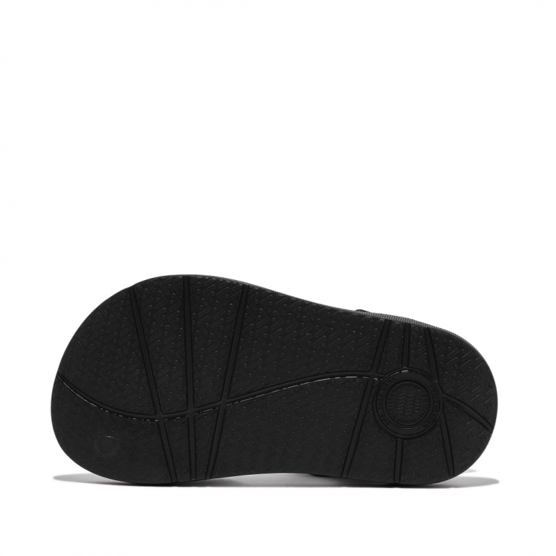 Fitflop Iqushion Eva Kids'' Back-Strap Sandals Black | IE-LJYP-15863