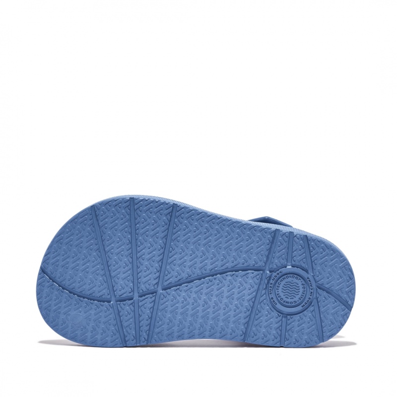 Fitflop Iqushion Eva Kids'' Back-Strap Sandals Blue | IE-VXKP-04358