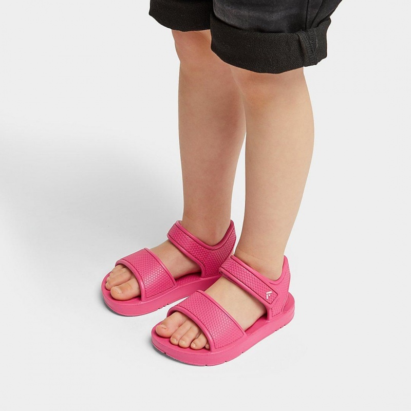 Fitflop Iqushion Eva Kids'' Back-Strap Sandals Red | IE-UBDN-87920