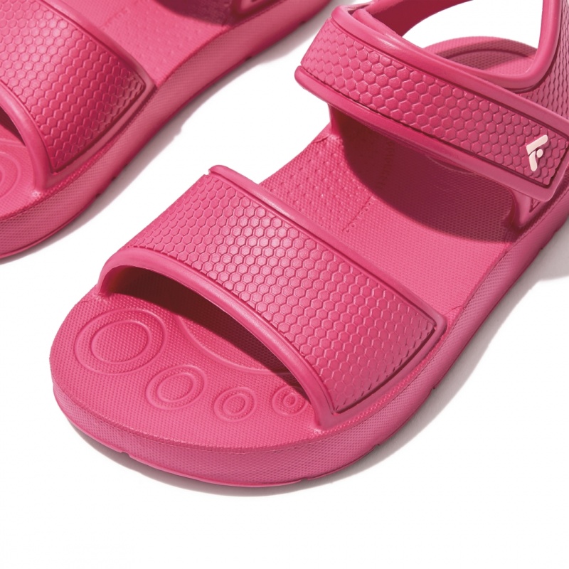 Fitflop Iqushion Eva Kids'' Back-Strap Sandals Red | IE-UBDN-87920