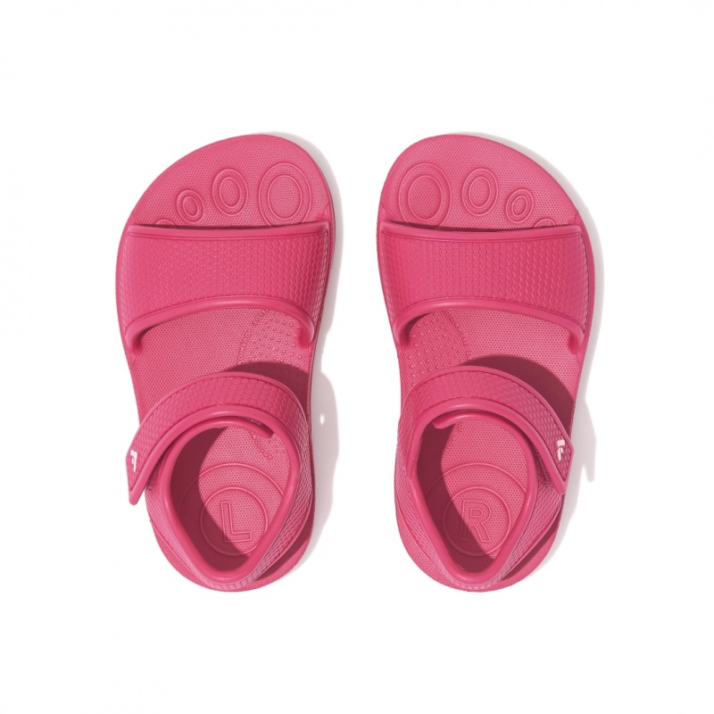 Fitflop Iqushion Eva Kids'' Back-Strap Sandals Red | IE-UBDN-87920