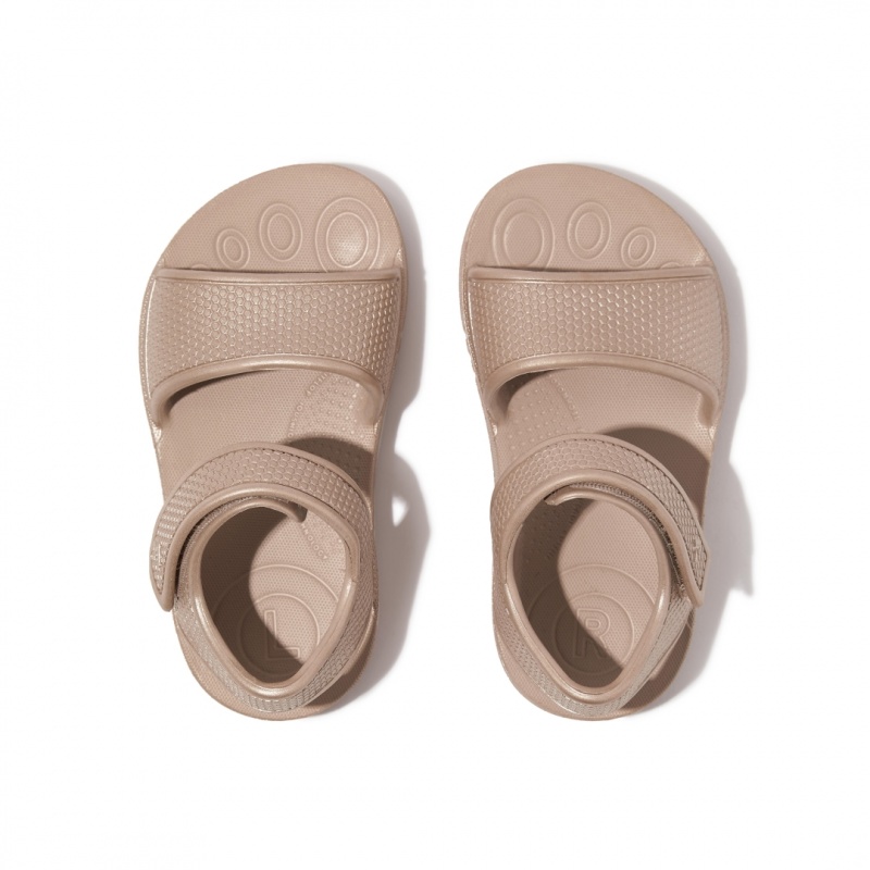 Fitflop Iqushion Eva Kids'' Back-Strap Sandals Gold | IE-RULC-06953